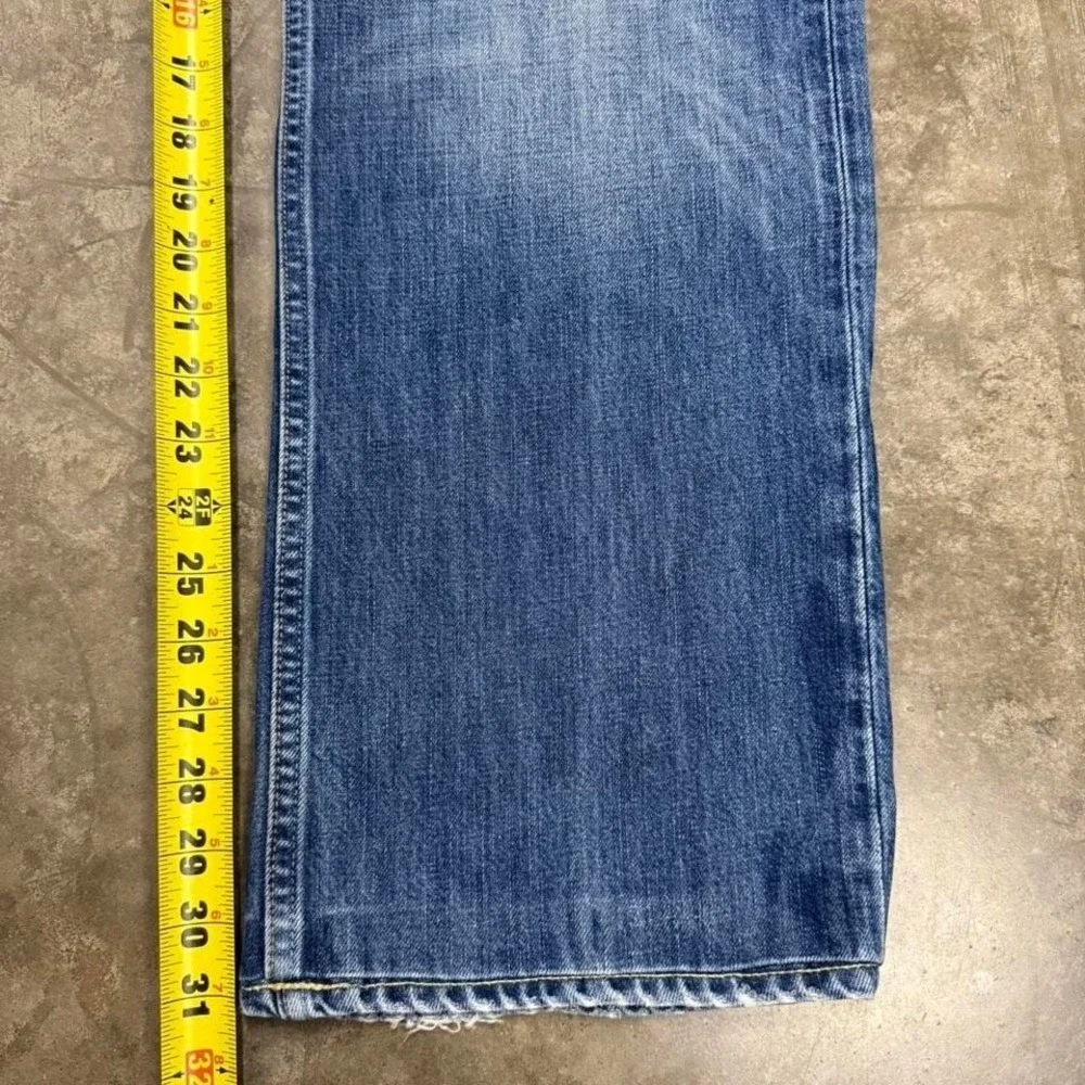 Vintage Y2K Polo Ralph Lauren Straight Leg Medium Wash Distressed Jeans 38x31
